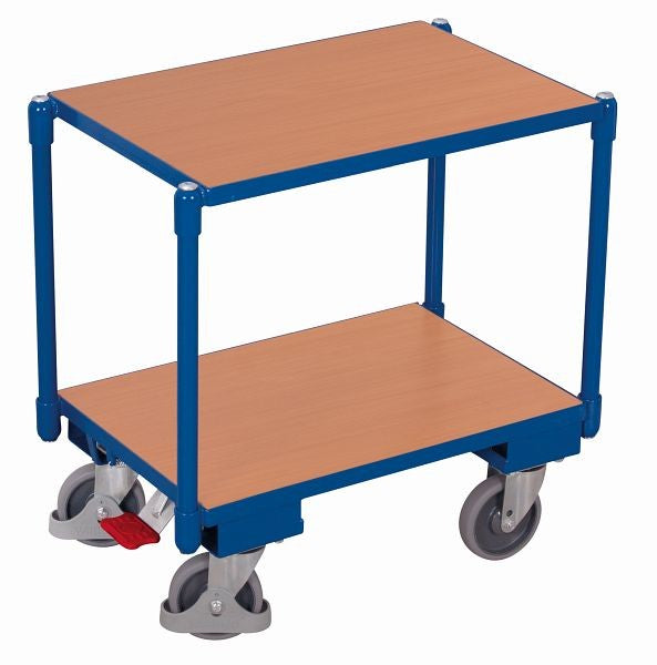 Variofit Euro-System-Roller Con 2 Piani Di Carico Capacità Carico: 250 Kg Pneumatici In Gomma Termop