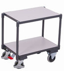 Carrello Variofit Esd Euro System Con 2 Piani Di Carico Capacità Carico: 250 Kg Pneumatici In Gomma