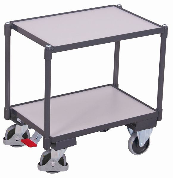 Carrello Variofit Esd Euro System Con 2 Aree Di Carico Capacità Carico: 250 Kg Pneumatici In Gomma T