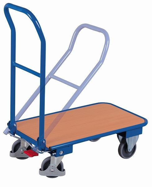 Carrello con staffa pieghevole variofit, portata 250 kg pneumatici in gomma termoplatica, sw-600.802