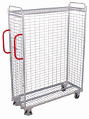 Carrello Commissionatore Variofit Zincato Carico: 300 Kg Area Di 1.250 X 460 Mm (L / P) Pneumatici I