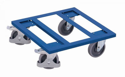 Rullo Per Casse Variofit Con Area Di Carico A Telaio Aperto 500 X Mm (L / P) Capacità 400 Kg Pneumat