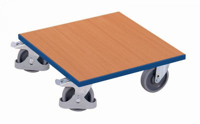 Rullo Per Cassa Variofit Con Area Di Carico In Legno Carico: 500 X Mm (L / P) Capacità 400 Kg Pneuma