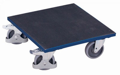 Rullo Per Cassa Variofit Con Area Di Carico In Gomma Scanalata: 500 X Mm (L / P) Portata 400 Kg Pneu