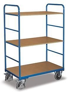 Carrello A Ripiani Variofit Ad Alta Capacità Di Carico 250 Kg Pneumatici In Gomma Termoplatica Sw-70