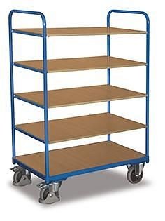 Carrello A Ripiani Variofit Con 5 Livelli Dimensioni Esterne: 910 X 500 1.524 Mm (L / P H) Capacità