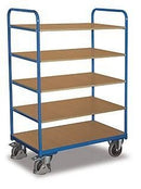 Carrello A Ripiani Variofit Ad Alta Capacità Di Carico 250 Kg Pneumatici In Gomma Termoplatica Sw-70