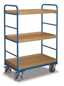 Carrello A Ripiani Variofit Ad Alta Capacità Di Carico 250 Kg Pneumatici In Gomma Termoplatica Sw-70