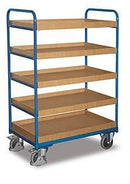 Carrello A Ripiani Variofit Con 5 Vassoi Dimensioni Esterne: 910 X 500 1.524 Mm (L / P A) Capacità D