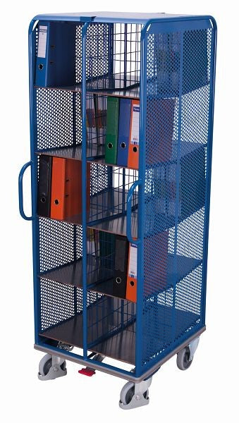 Carrello Classificatore Variofit Con 20 Scomparti Portata 500 Kg Pneumatici In Gomma Termoplatica Sw