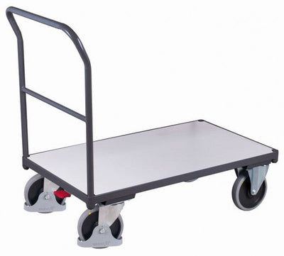 Carico Del Carrello Con Barra Di Spinta Variofit Esd: 400 Kg Area Carico: 880 X 500 Mm (L / P) Pneum