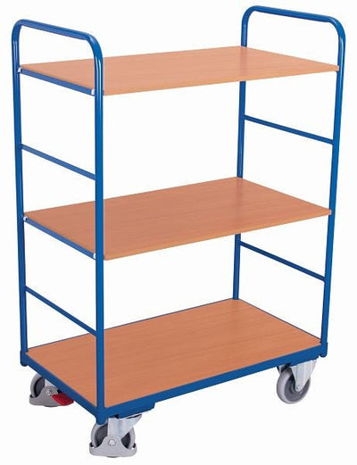 Carrello Con Ripiano Variofit Ad Alta Capacità Di Carico 250 Kg Pneumatici In Gomma Termoplatica Sw-