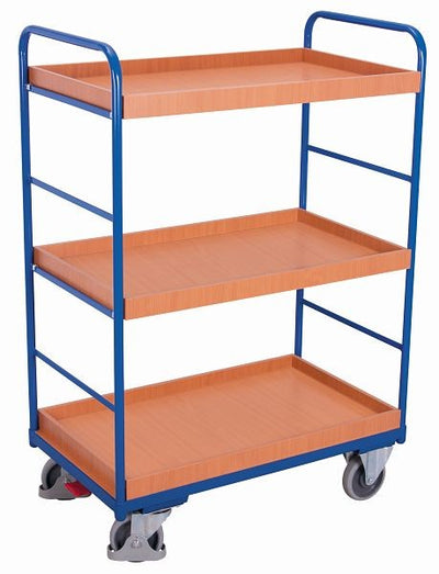 Carrello Con Ripiano Variofit Ad Alta Capacità Di Carico 250 Kg Pneumatici In Gomma Termoplatica Sw-