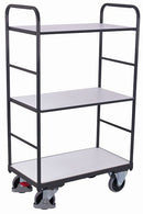 Carrello A Ripiani Variofit Esd Capacità Di Carico Elevata 250 Kg Pneumatici In Gomma Piena Elettric