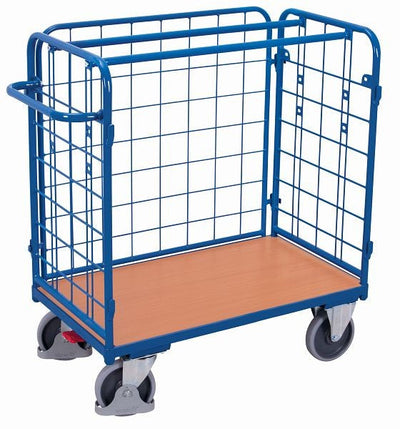 Carrello Portapacchi Variofit A Tre Pareti Bassa Capacità Di Carico 500 Kg Pneumatici In Gomma Termo