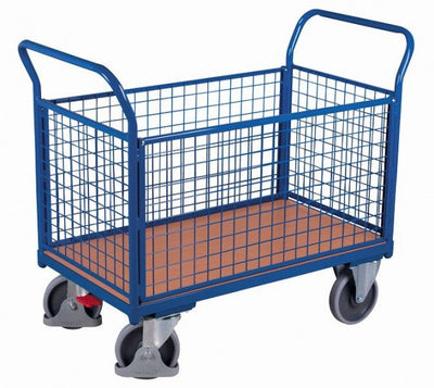 Carrello A Quattro Pareti Variofit Con Capacità Di Carico Del Filo 500 Kg Pneumatici In Gomma Termop