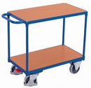 Carrello Da Tavolo Pesante Variofit Con 2 Piani Di Carico Capacità 500 Kg Pneumatici In Gomma Termop