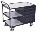 Carrello Da Officina Variofit Esd Con 3 Aree Di Carico Dimensioni Esterne: 1.125 X 625 1.010 Mm (L /