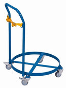 Rullo A Tamburo Variofit Con Maniglia Di Spinta Capacità Carico 250 Kg Pneumatici In Gomma Termoplat