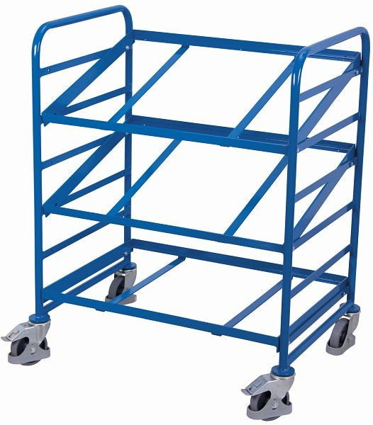 Variofit Euro Box Trolley Senza Ripiani Capacità Di Carico 200 Kg Pneumatici In Gomma Termoplatica S
