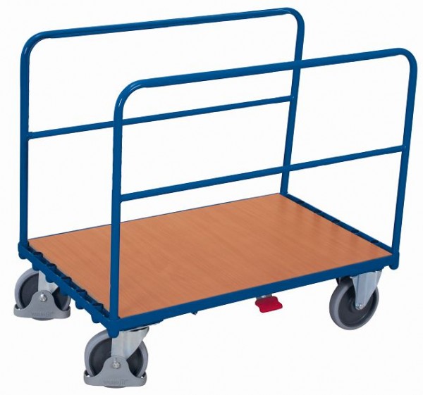 Carrello Portante Variofit Con 2 Supporti Tubolari Portata 500 Kg Gomme In Gomma Termoplastica
