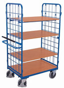 Carrello Con Ripiano Variofit Ad Alta Capacità Di Carico 500 Kg Pneumatici In Gomma Termoplatica Sw-