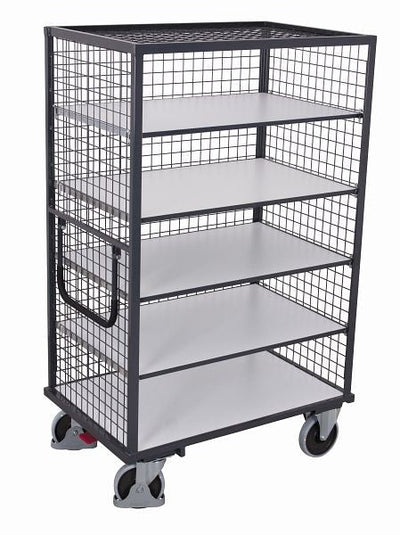 Carrello A Ripiani Variofit Esd Saldamente Saldato Dimensioni Esterne: 1.315 X 830 1.810 Mm (L / P A