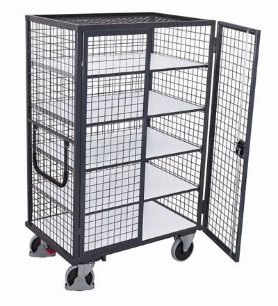 Carrello A Ripiani Variofit Esd Saldato Saldamente Dimensioni Esterne: 1.315 X 830 1.810 Mm (L / P A
