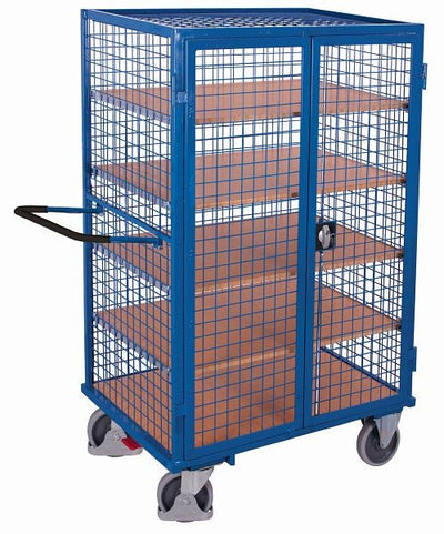 Carrello Con Ripiano Variofit Saldamente Saldato Bloccaggio A Manopola