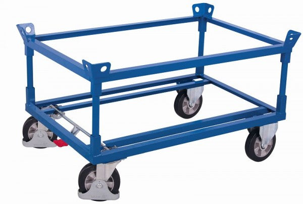 Telaio Variofit Con 2 Telai Angolari Capacità Di Carico: 1.200 Kg Easystop Pneumatici In Gomma Piena