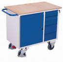Carrello Da Officina Variofit Con 4 Cassetti Portata 400 Kg Gomme Termoplastiche Sw-985.000