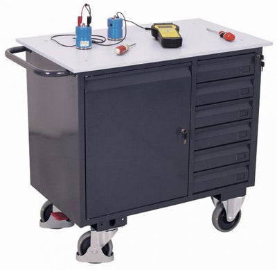 Carrello Da Officina Variofit Esd Con 6 Cassetti Dimensioni Esterne: 1.110 X 600 960 Mm (L / P A) Ar
