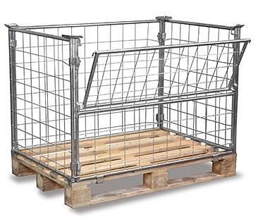 Attacco per pallet variofit tipo 64, zincato, 1035 mm