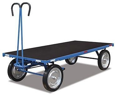 Carrello Con Piattaforma Manuale Variofit Senza Parete Laterale Capacità Di Carico 1000 Kg Pneumatic