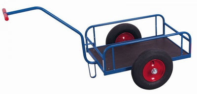 Carretto Variofit Senza Sponde Laterali Capacità Di Carico 400 Kg Pneumatici Zu-1278
