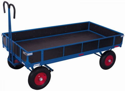 Carrello Con Piattaforma Manuale Variofit Parete Laterale Capacità Di Carico Pneumatici